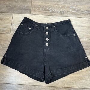 Route 66 Charcoal Denim Shorty Shorts Sz 5/6